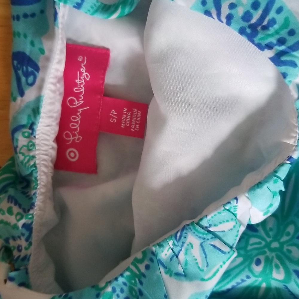 Lilly Pulitzer For Target Sea Urchin Ruffle Blue Seashell Dress - Picture 6 of 14